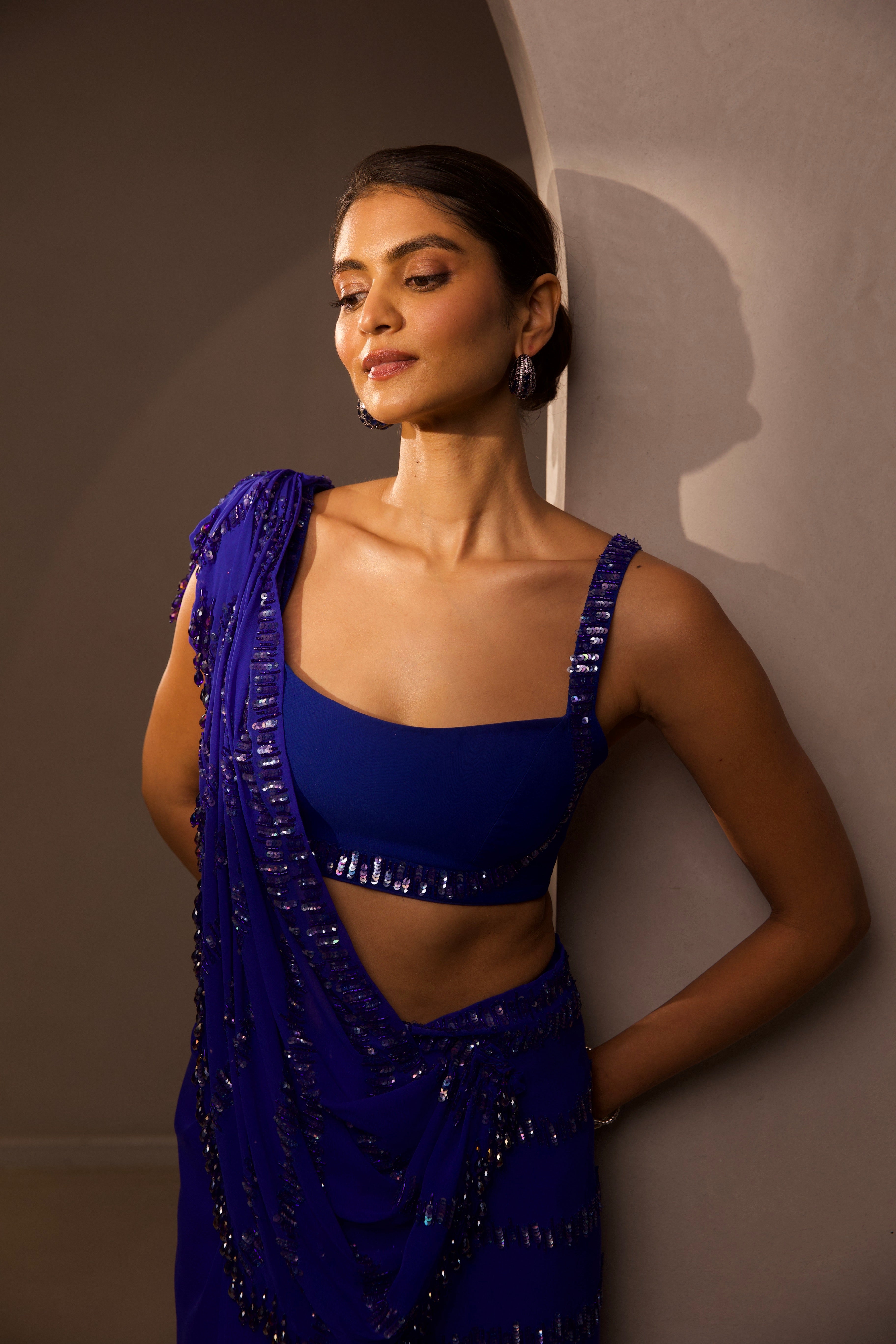 Blue Sari