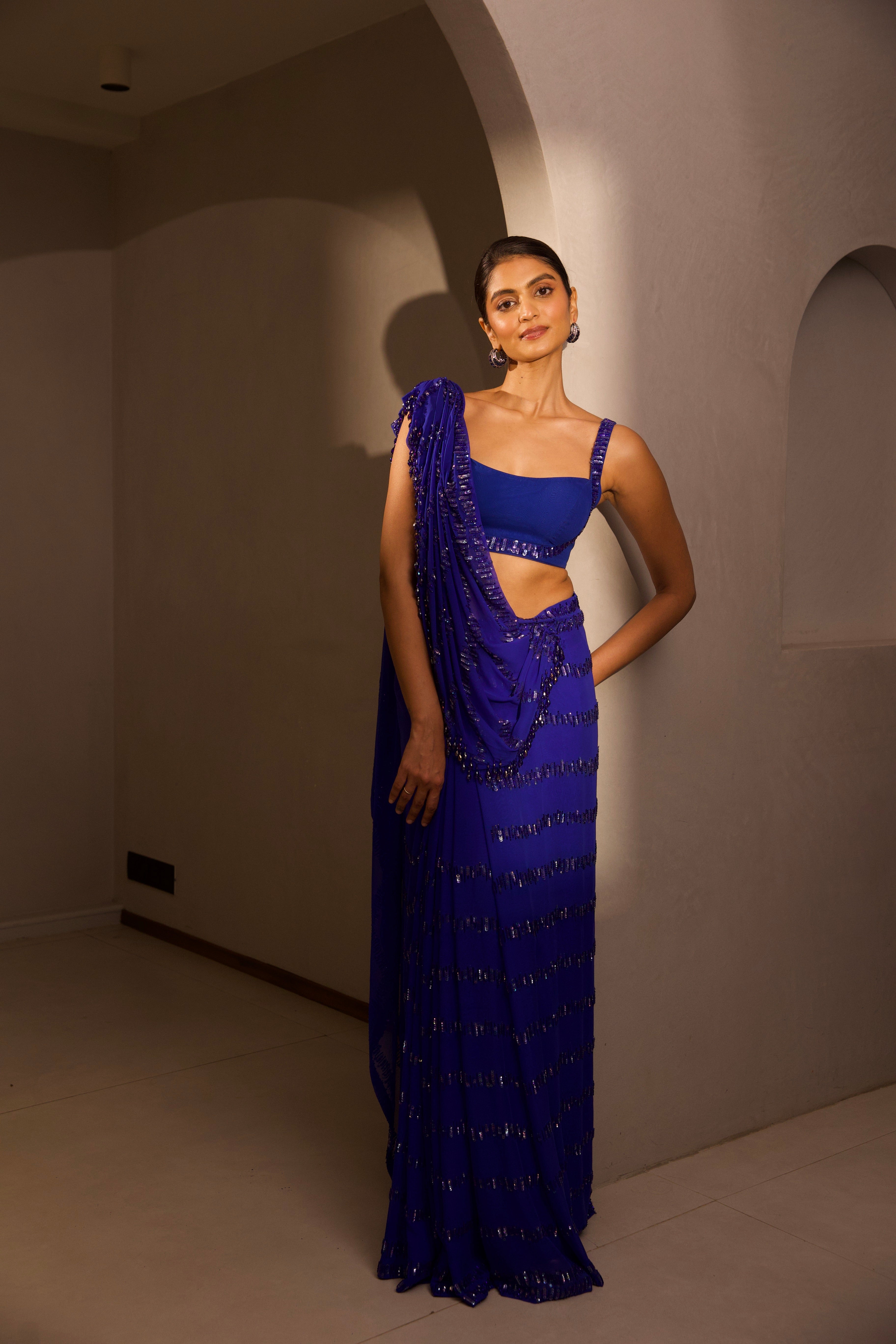 Blue Sari
