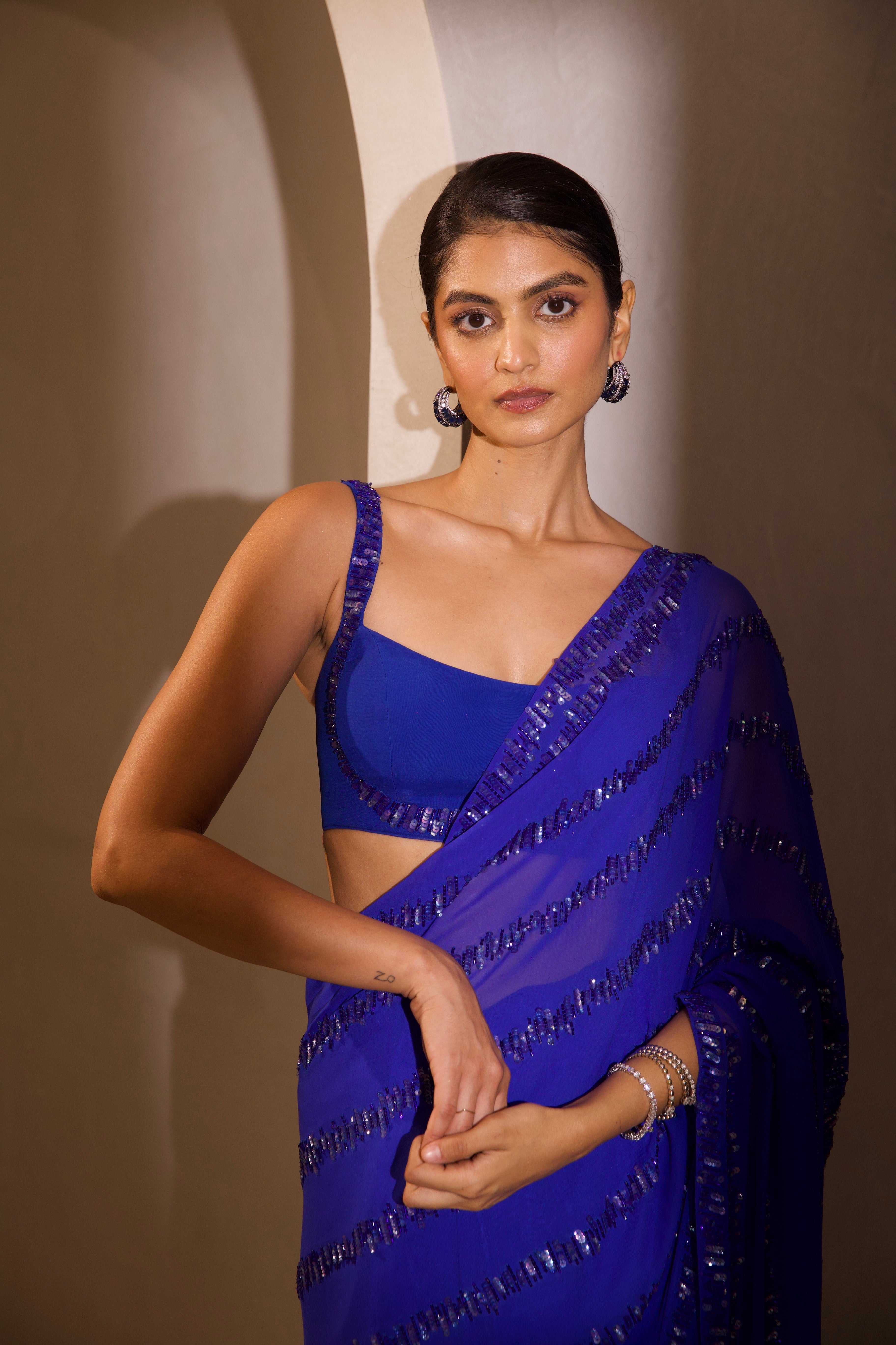 Blue Sari