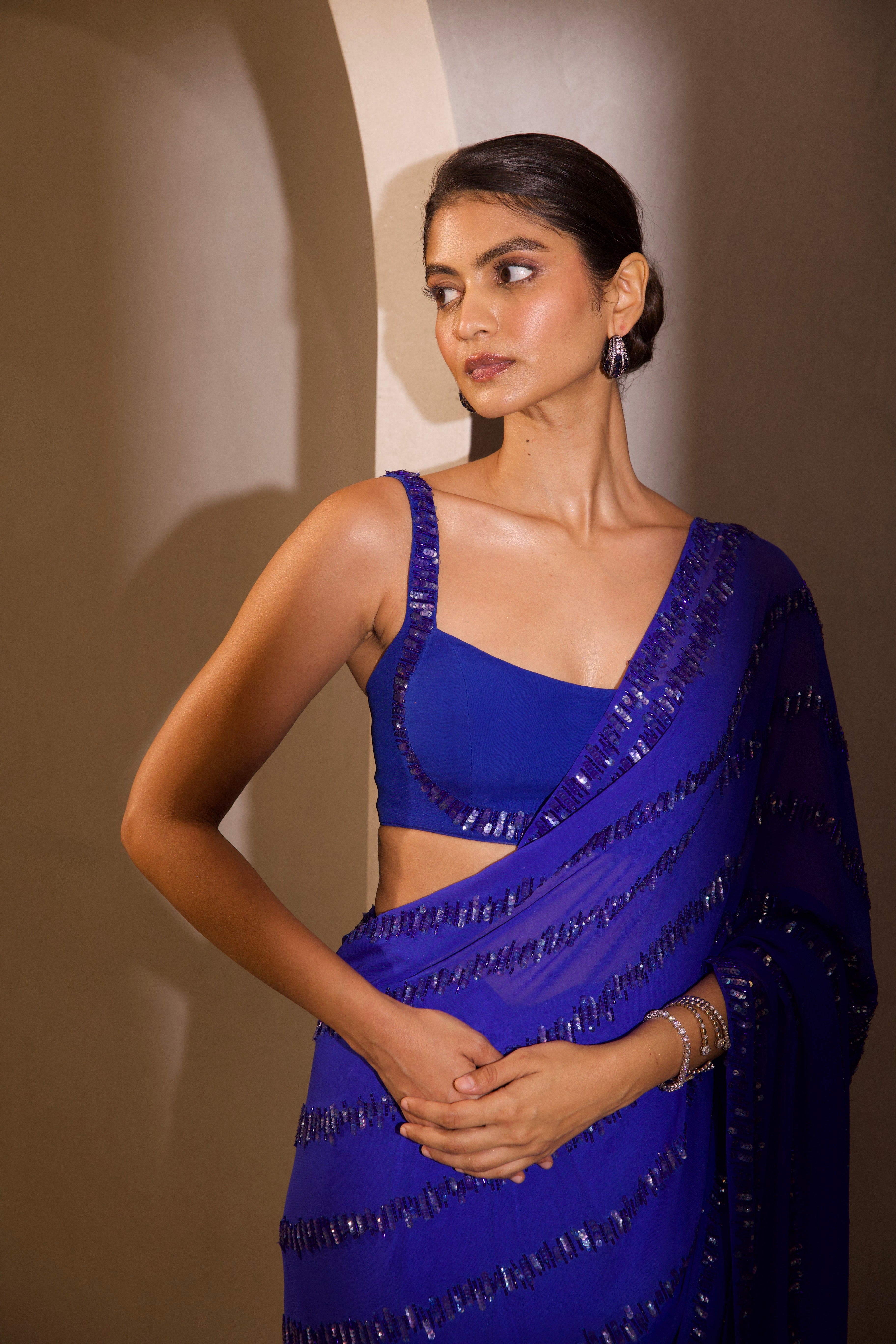 Blue Sari