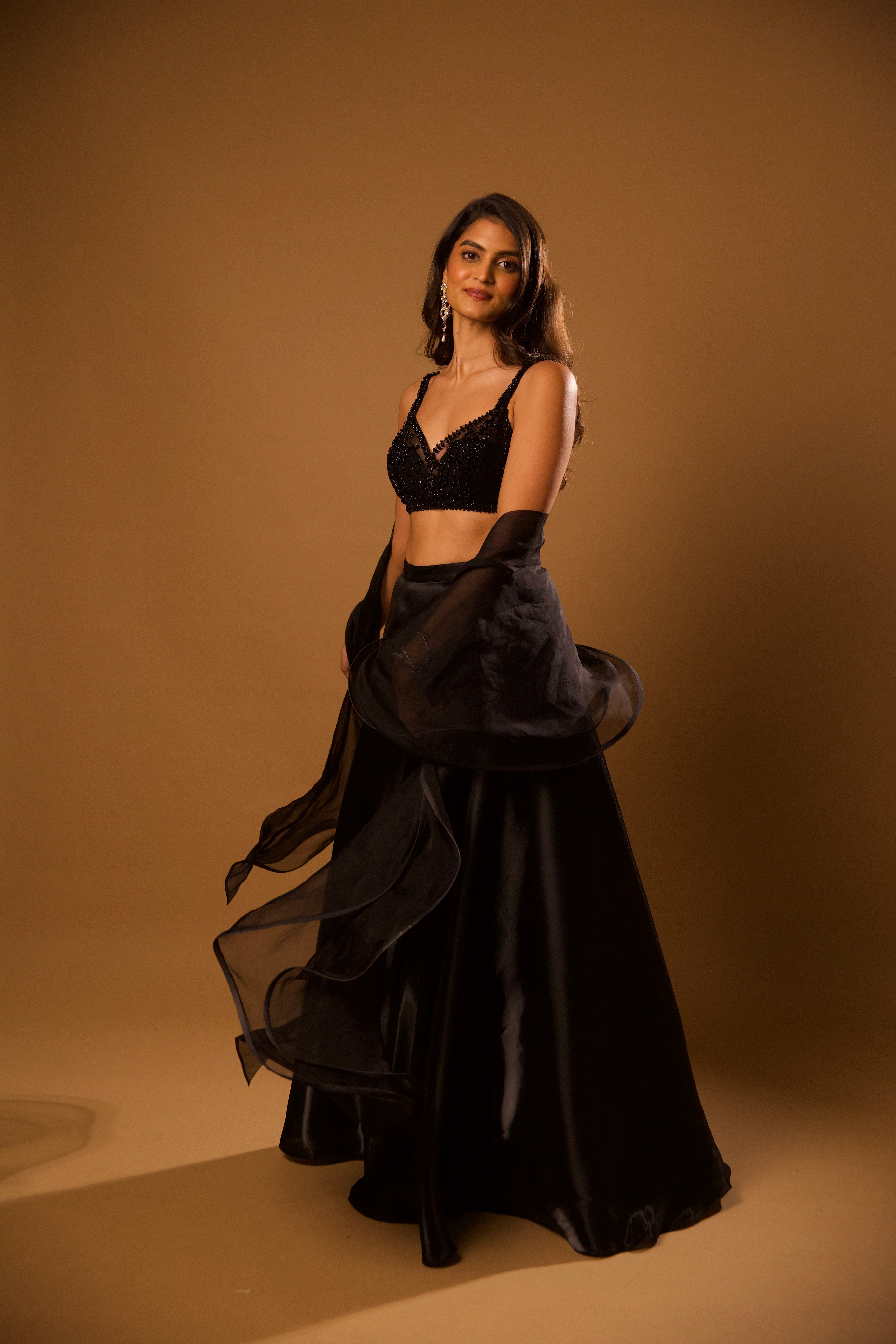 Black Lehenga